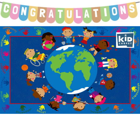 Congratulations to our winner of the World Character Classroom Rug give away!