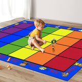 Seating Rainbow with Alphabet Rug 24