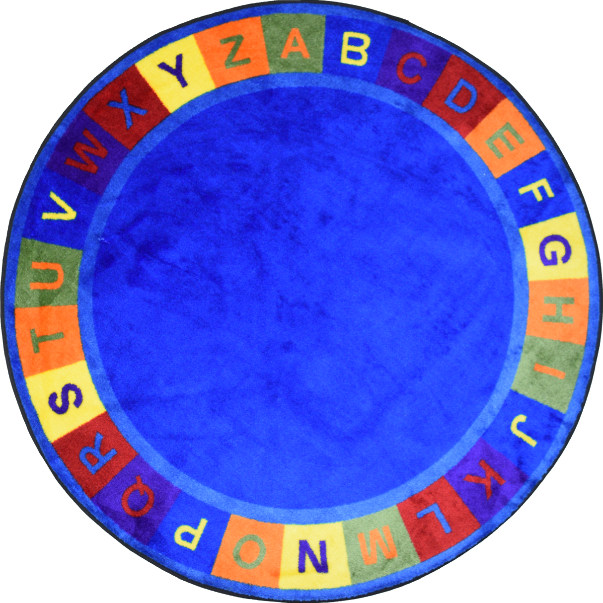 Colors Alphabet Circle Learning Rug