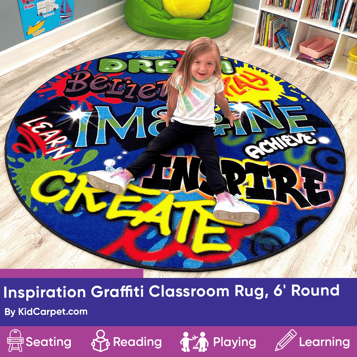 Inspiration Graffiti Kids Rug