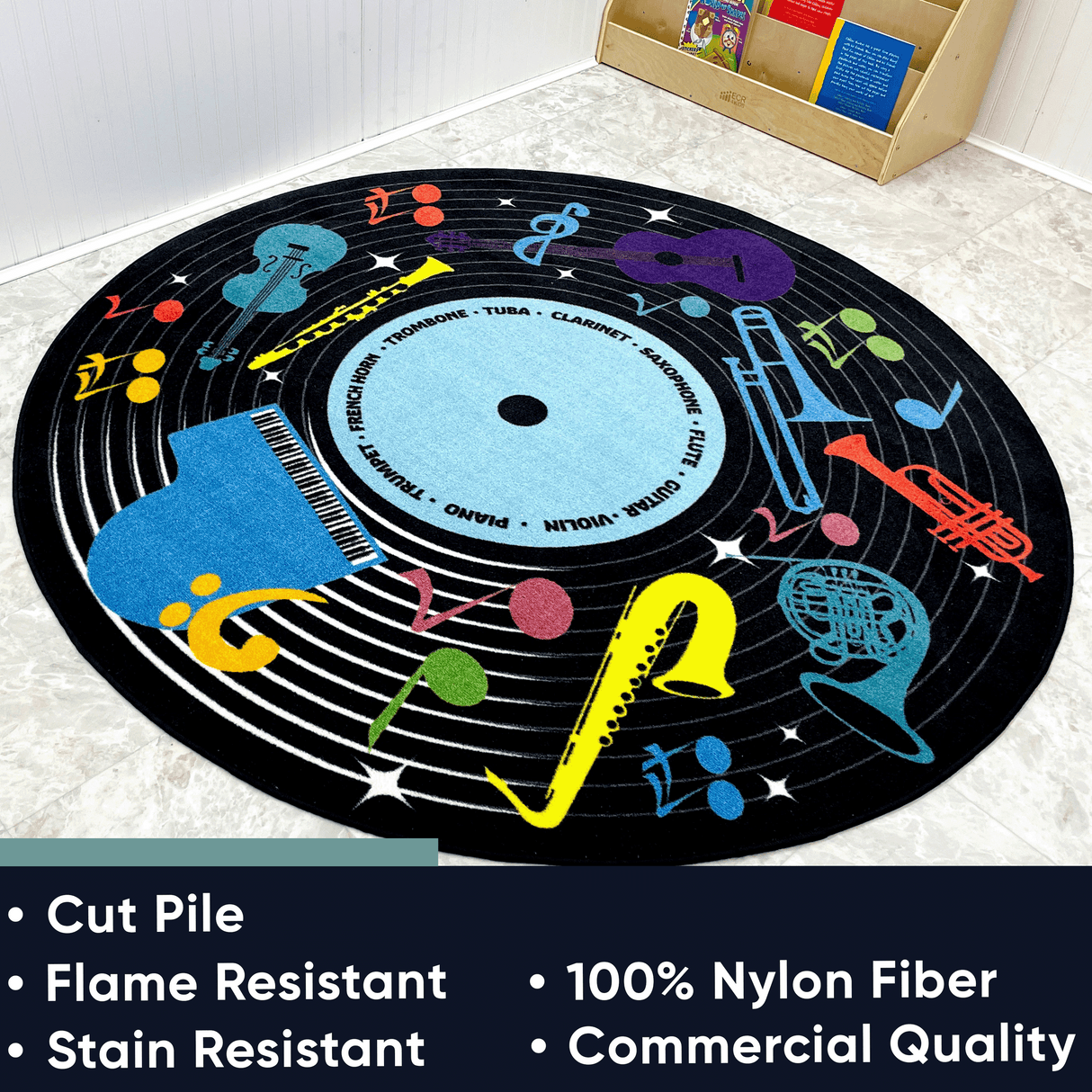 Musical Instruments Classroom Carpet