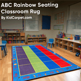 ABC Rainbow Seating Rug 24