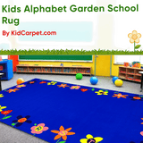 Alphabet Garden School Rug