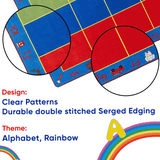 ABC Rainbow Seating Rug 24