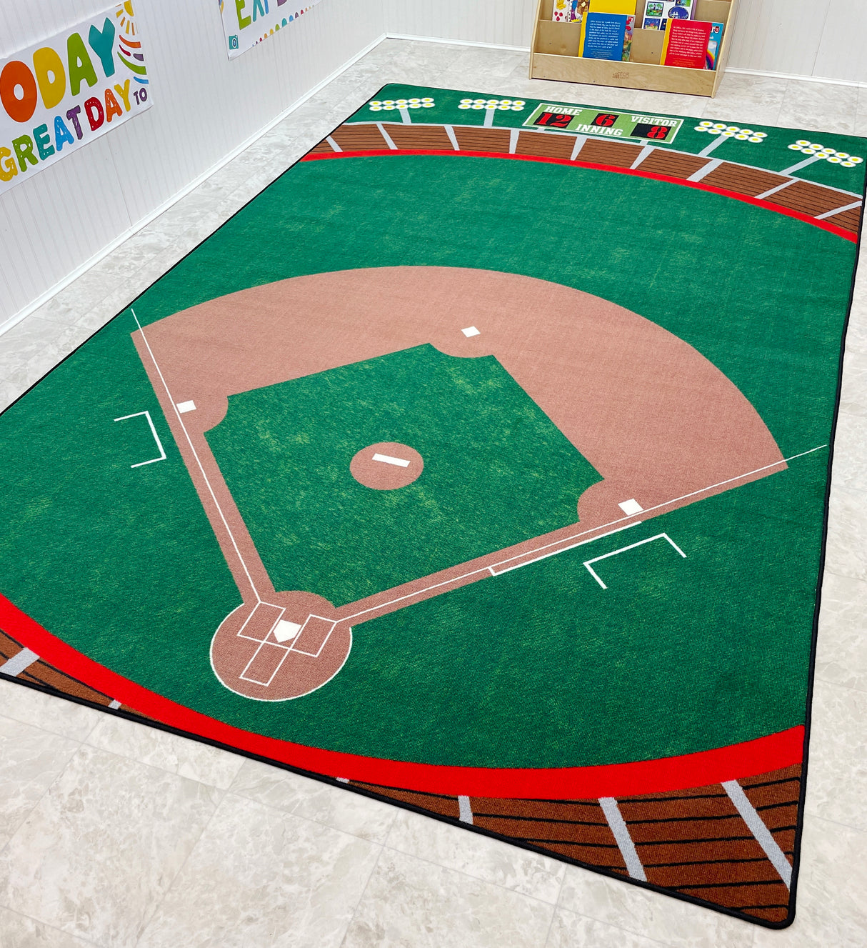 Baseball Stadium Rug