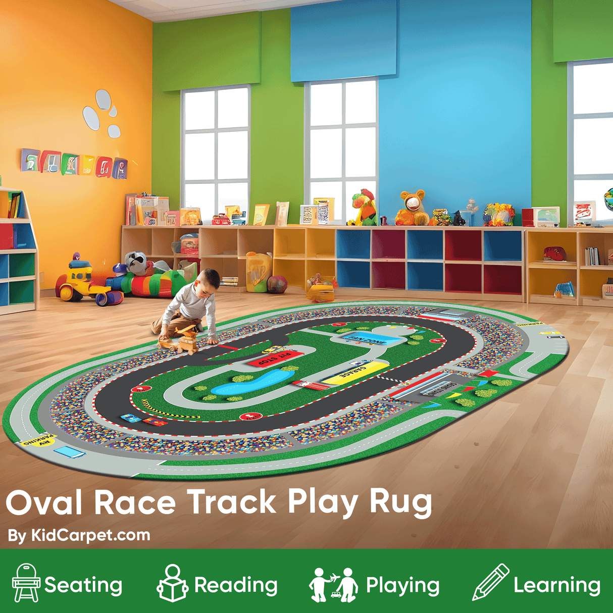 Race Car Rug