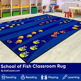 Classroom School of Fish Rug