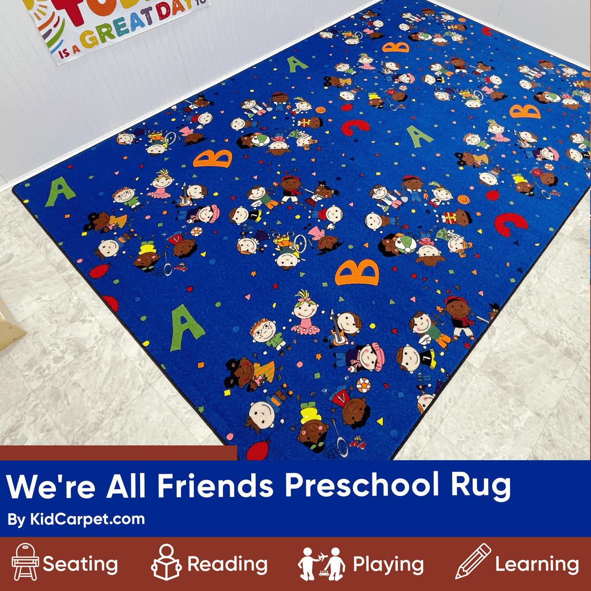 We're All Friends Rug