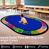 Alpha Circle Time ABC Rug With BRIGHT Colors