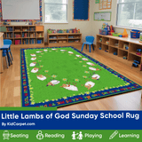 Little Lambs of God Circle Time Rug