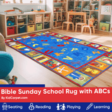 Bible Sunday School Rug With ABCs