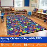 Paisley Rug With ABC