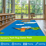 Sensory Path Rug Gator Path