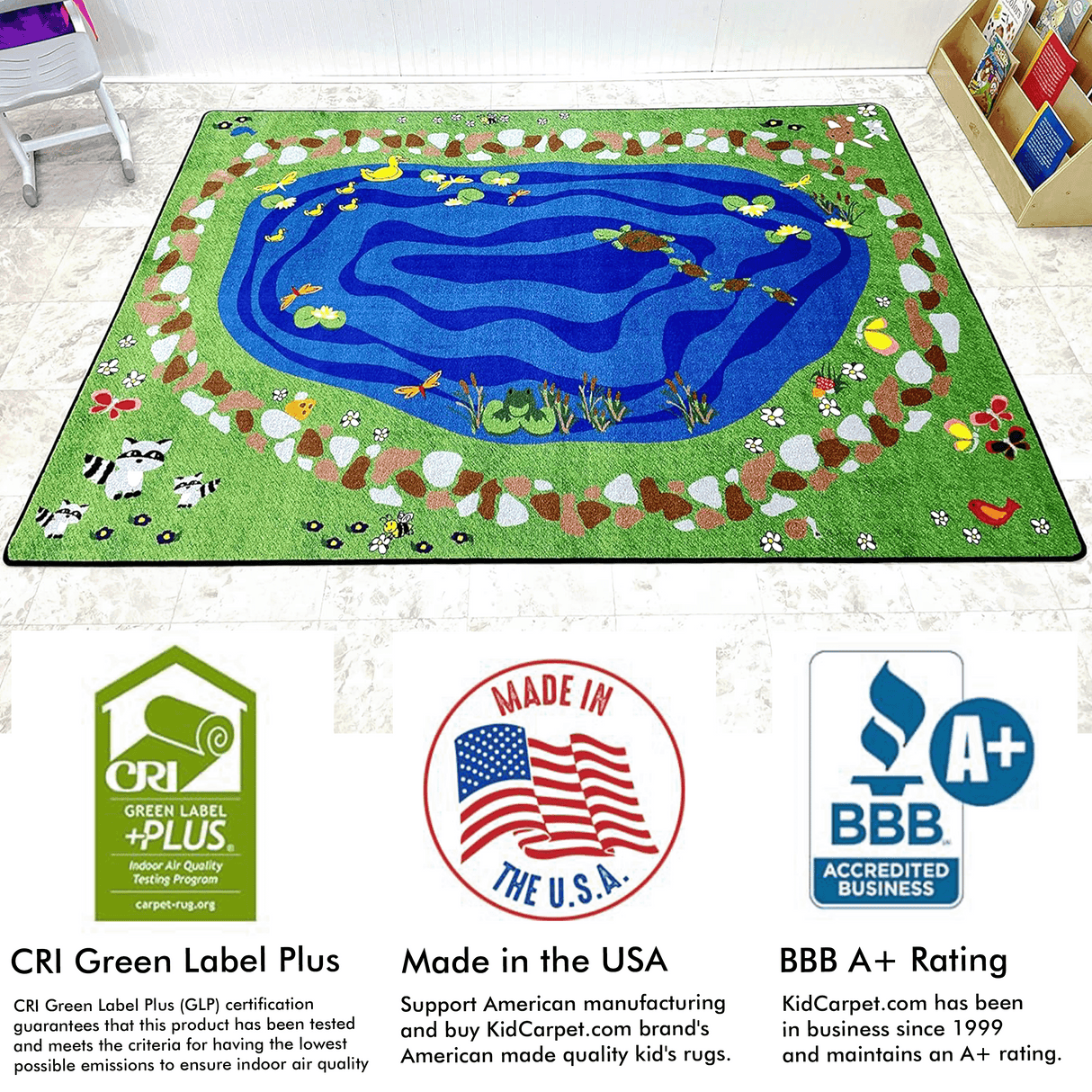 Nature All Around Us Kids Rug