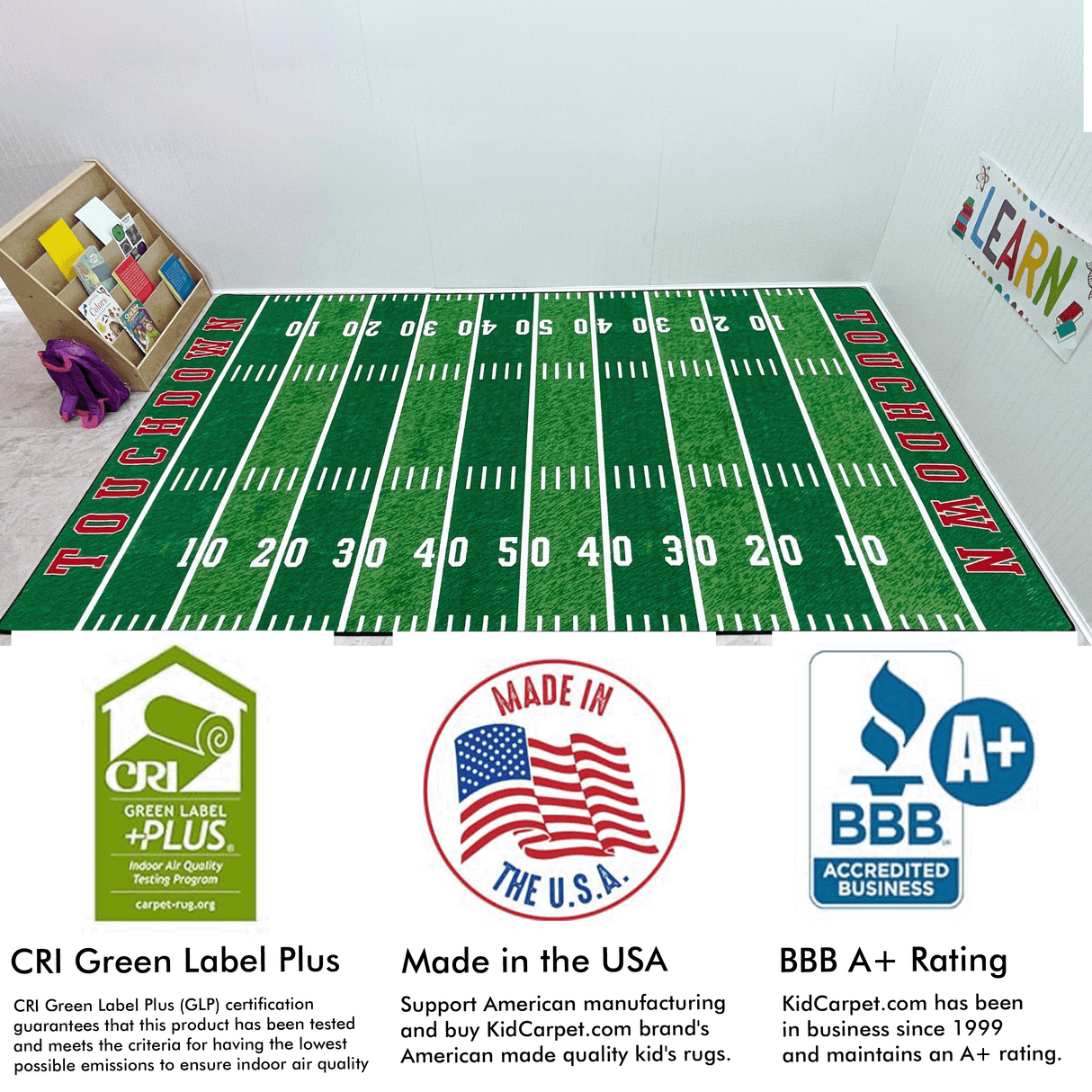 Football Field Rug