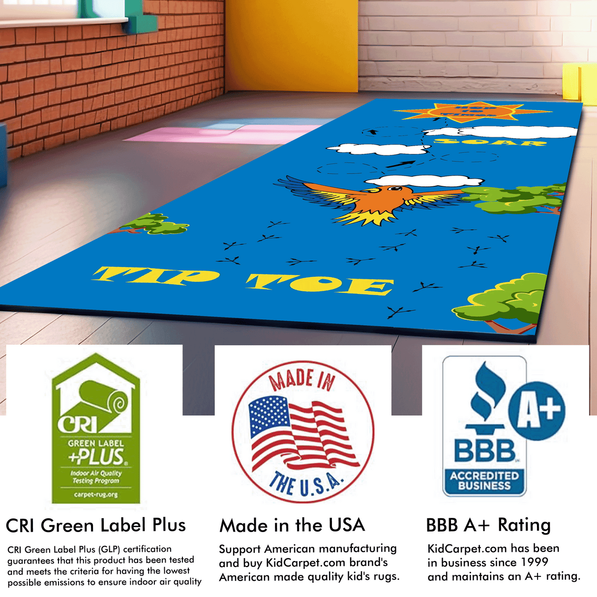 Sensory Path Rug Gator Path