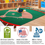 Baseball Stadium Rug