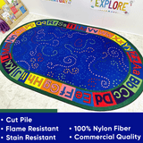 Alpha Dots Circle Time ABC Rug