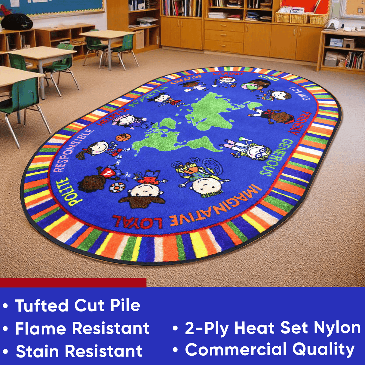 One World Classroom Rug PRESALE!! (COMING IN STOCK LATE OCTOBER)