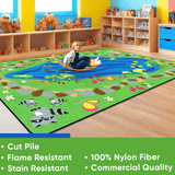 Nature All Around Us Kids Rug