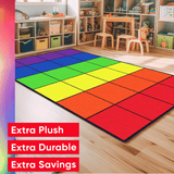 Rainbow Blocks Seating Rug 24 PRESALE!! (COMING IN STOCK LATE OCTOBER)