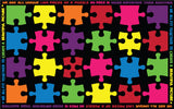 Pieces of the Puzzle Classroom Seating Rug 24 PRESALE!! (COMING IN STOCK SUMMER 2025) (Copy)