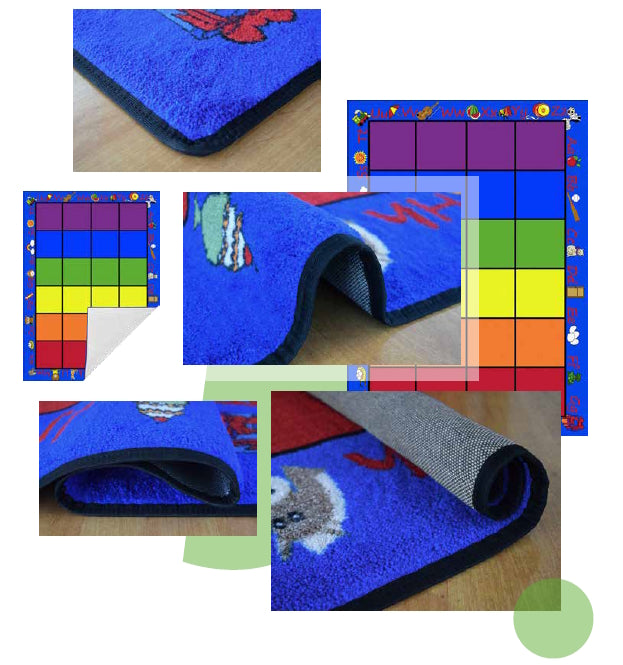 Seating Rainbow with Alphabet Rug 24 PRESALE!! (COMING IN STOCK LATE OCTOBER)