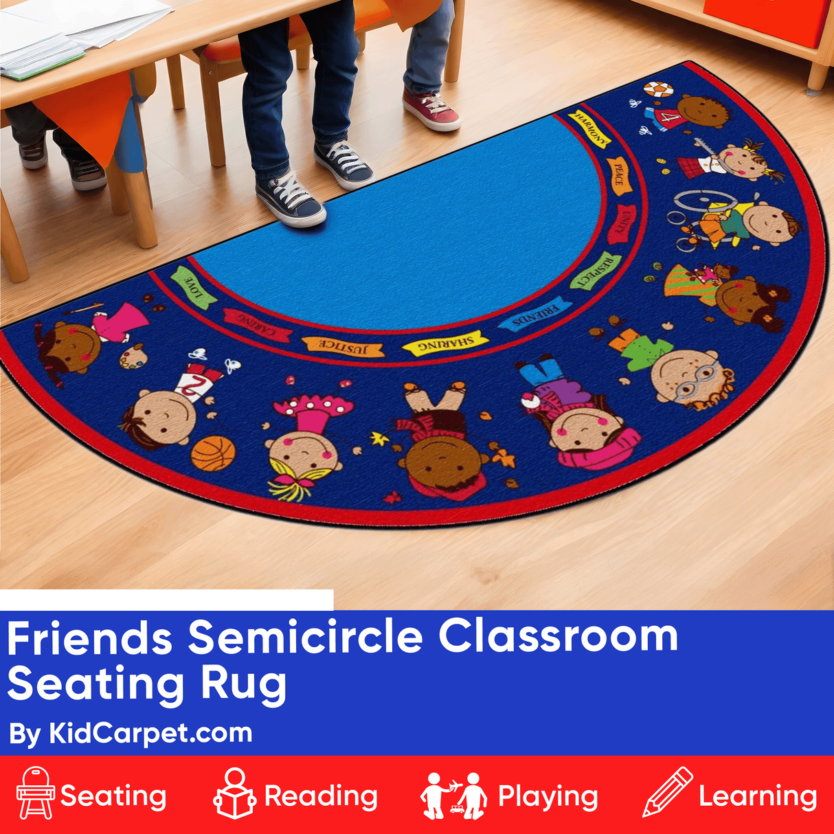 Friends Semicircle Rug