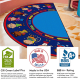 Friends Semicircle Rug