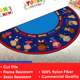 Friends Semicircle Rug