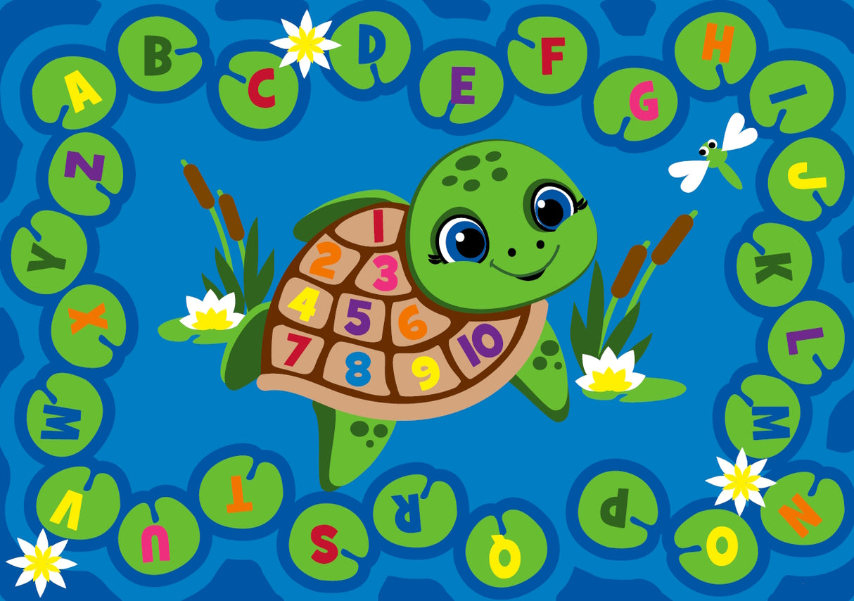 Turtle Pond Circle Time Rug PRESALE!! (COMING IN STOCK SUMMER 2025)