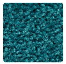 Kid-tastic Solid 35 oz. Aqua Blue Kids Rug