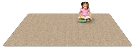 Kid-tastic Solid 30 oz. Almond Kids Rug - KidCarpet.com