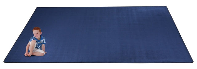 Kid-tastic Solid 30 oz. Royal Blue Kids Rug - KidCarpet.com