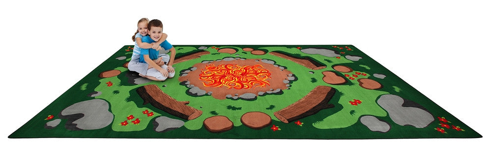 Campfire Playtime Rug - KidCarpet.com