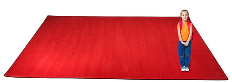 Kid-tastic Solid 30 oz. Cherry Red Kids Carpet Wall to Wall - KidCarpet.com