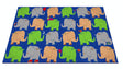 Elephant Seating Classroom Rug Bright