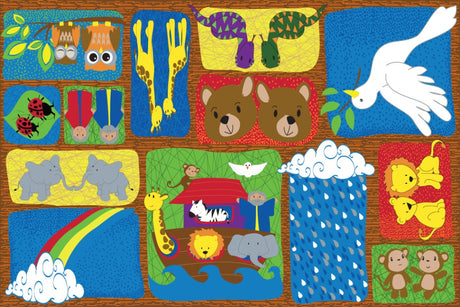 Noah's Story Sunday School Rug