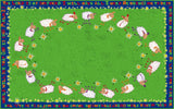 Little Lambs of God Circle Time Rug