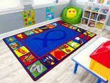 Bible Squares Christian School Rug - KidCarpet.com