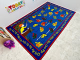 Lazy River Fish Rug - KidCarpet.com