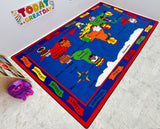 Our World of Peace Map Rug