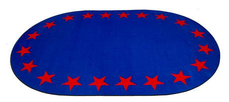 Star Border Classroom Rug - KidCarpet.com