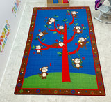 Ten Little Monkeys Rug - KidCarpet.com