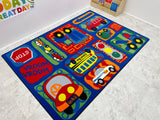 Vroom Vroom Car Play Rug - KidCarpet.com