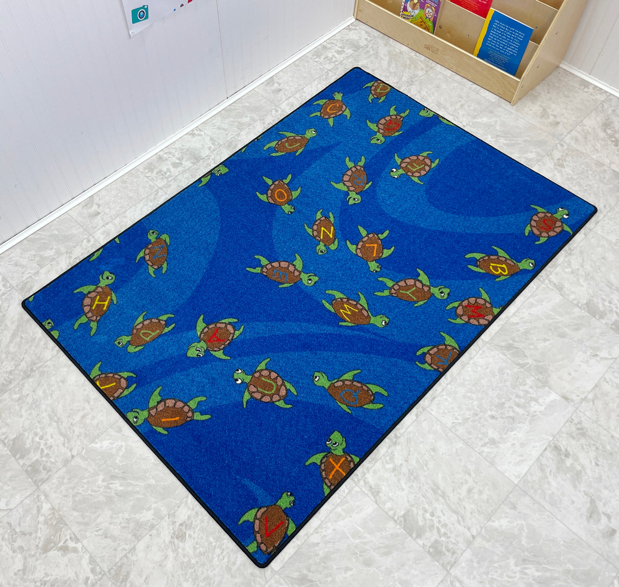 A-B-Sea Turtles Children's Rug