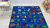 Animals In The Forest Children's Rug