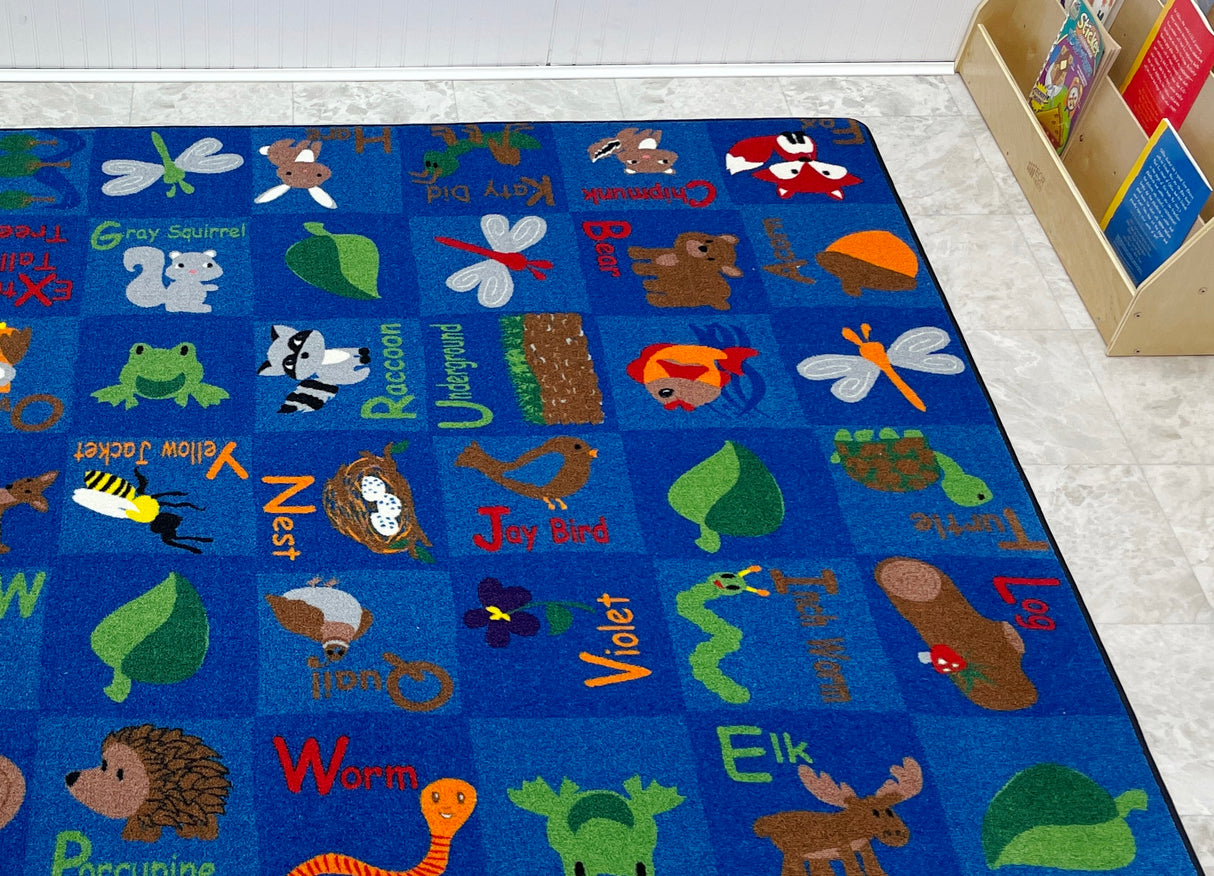 Animals In The Forest Children's Rug