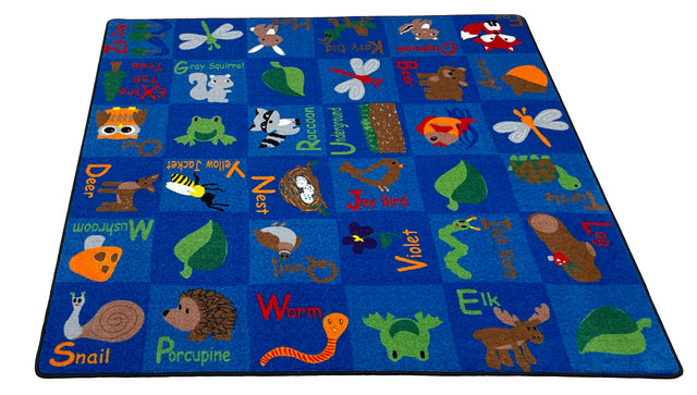 Animals In The Forest Children's Rug