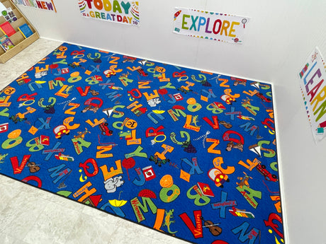 I Know My ABC's Children's Rug - KidCarpet.com